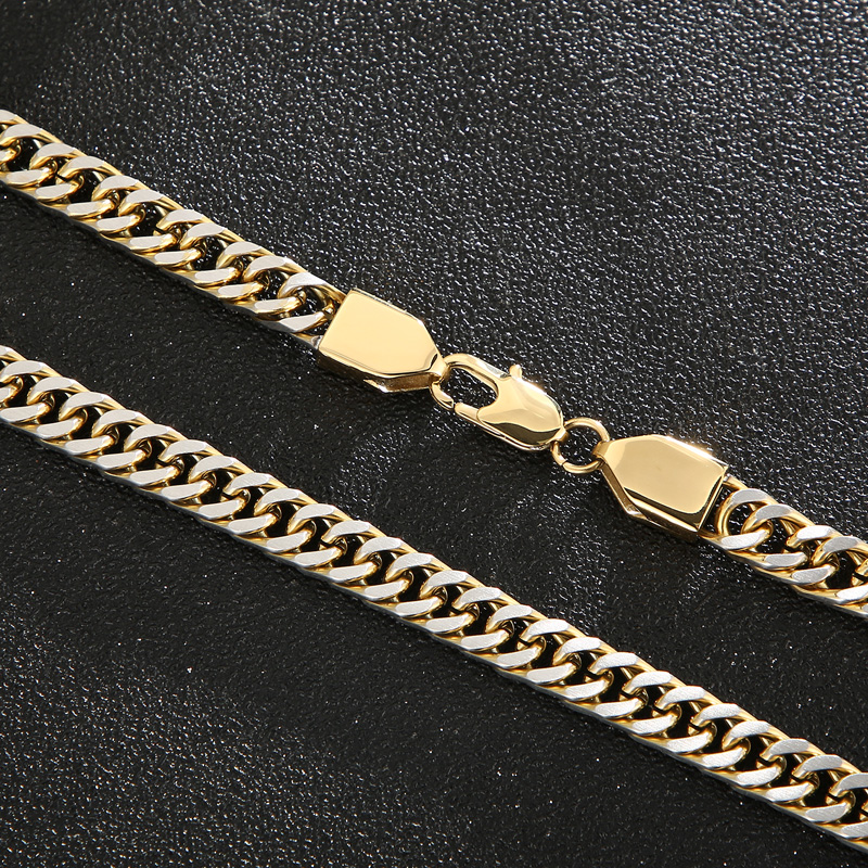 Fashion Solid Color Titanium Steel Plating Men's Bracelets Necklace display picture 10