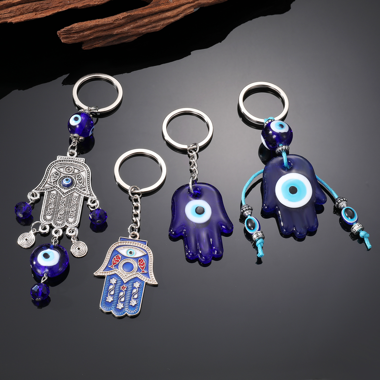 Fashion Hand Eye Alloy Resin Keychain 1 Piece display picture 3