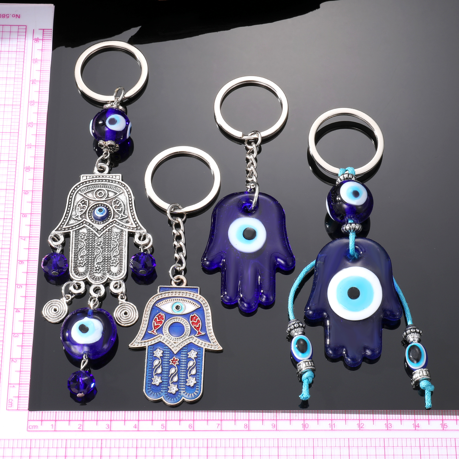 Fashion Hand Eye Alloy Resin Keychain 1 Piece display picture 5