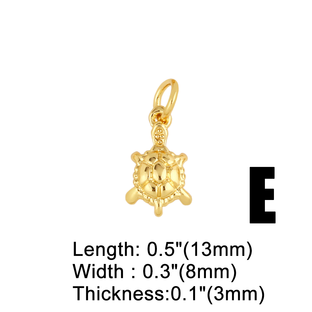 Cute Animal Bear Elk Copper Plating Inlay Zircon 18k Gold Plated Pendants Jewelry Accessories display picture 7