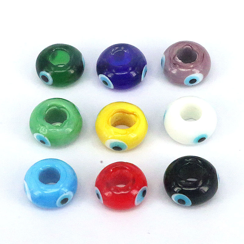 1 Piece Glass Round Eye Beads display picture 2