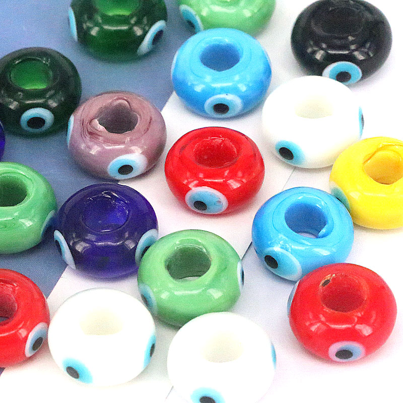 1 Piece Glass Round Eye Beads display picture 4