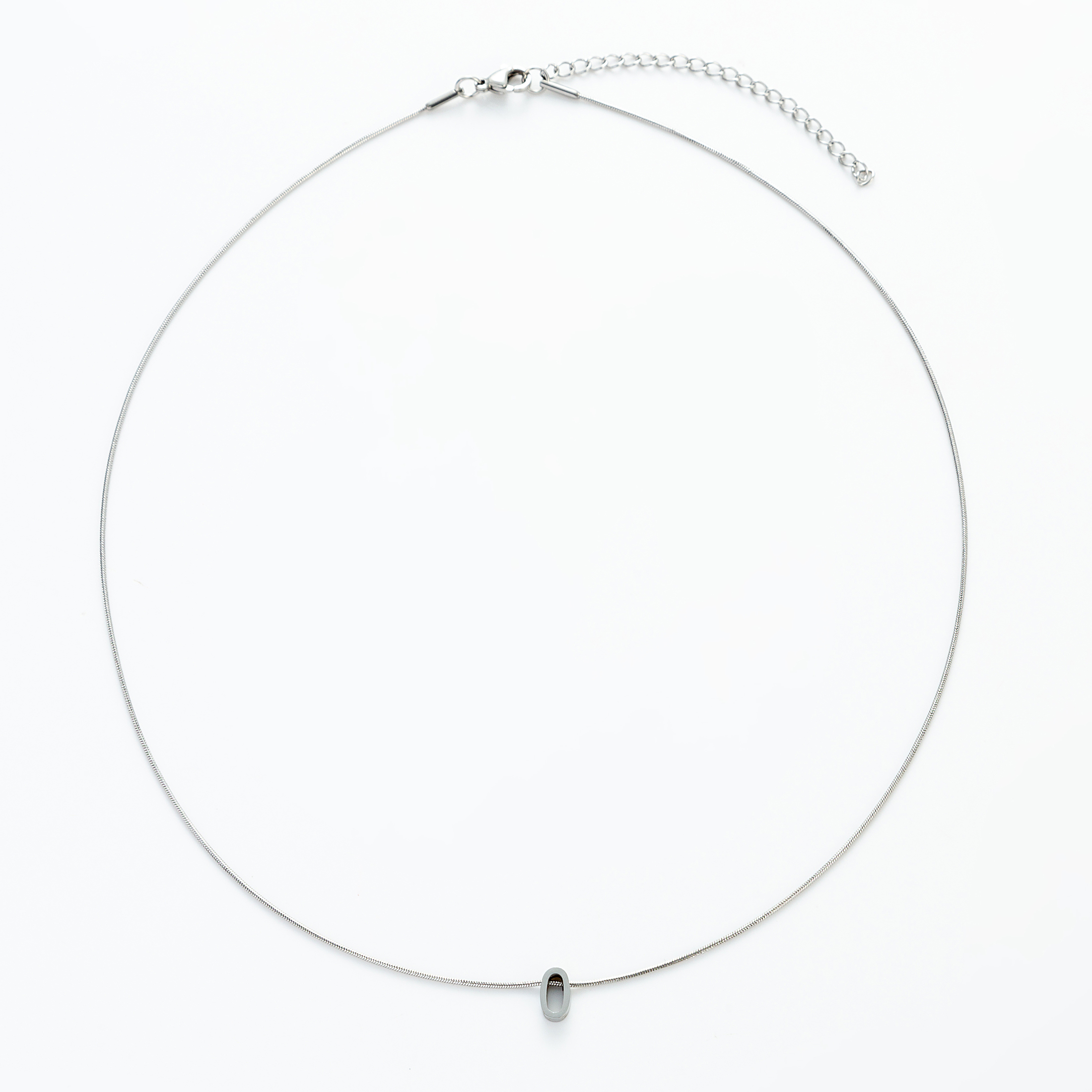 Mode Lettre Acier Au Titane Plaqué Platine Fait Main Placage Pendentif 1 Pièce display picture 19