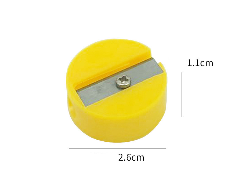 Fashion Simple Round Mini Pencil Sharpener 1 Piece display picture 4