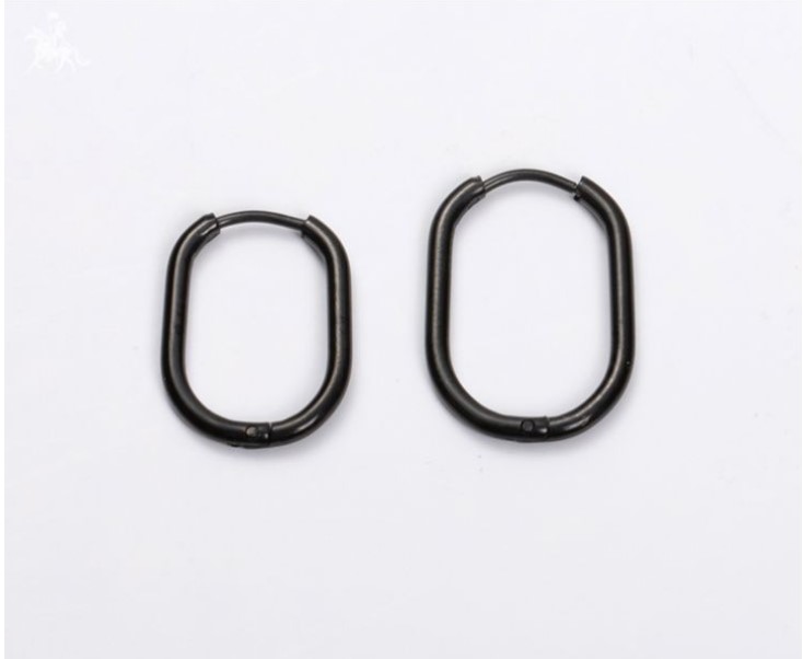 Simple Style U Shape Stainless Steel Polishing Plating Earrings 1 Pair display picture 2