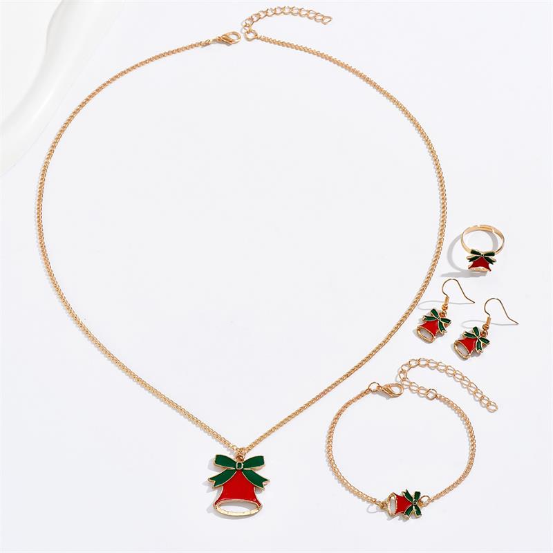 Cute Cartoon Alloy Stoving Varnish Women's Rings Earrings Necklace 1 Set display picture 22