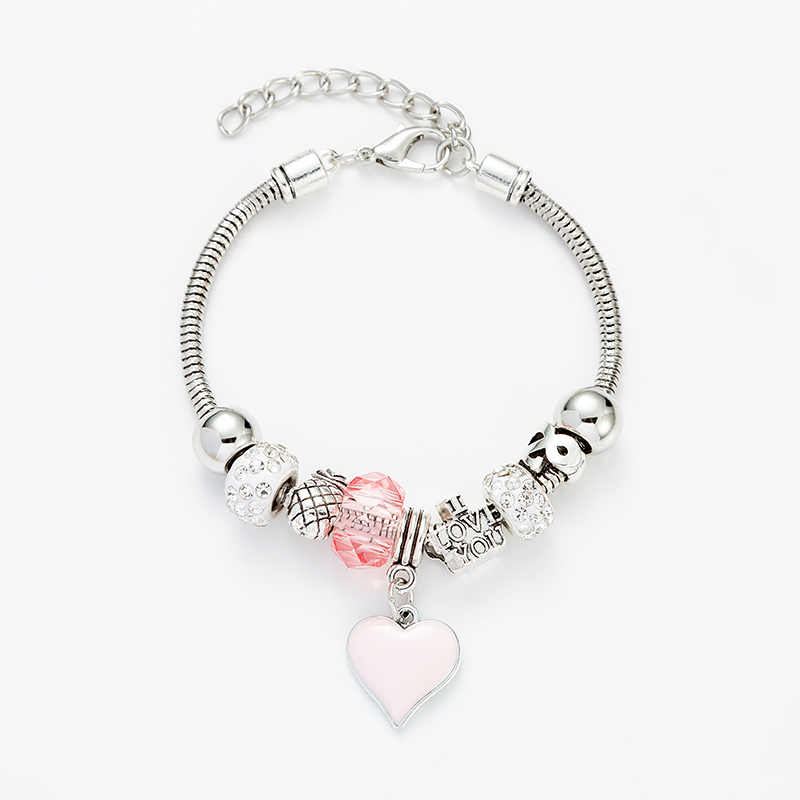 Fashion Heart Shape Alloy Plating Women's Bracelets display picture 4