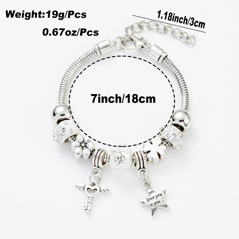 Sweet Geometric Alloy Glass Plating Women's Bracelets display picture 1