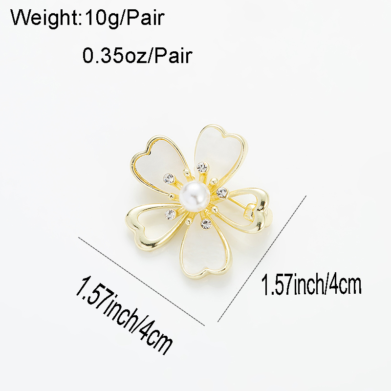 Elegant Blume Libelle Legierung Überzug Künstliche Perlen Zirkon Frau Broschen display picture 1