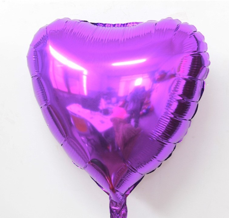 Herzform Aluminiumfolie Gruppe Luftballons 1 Stück display picture 4