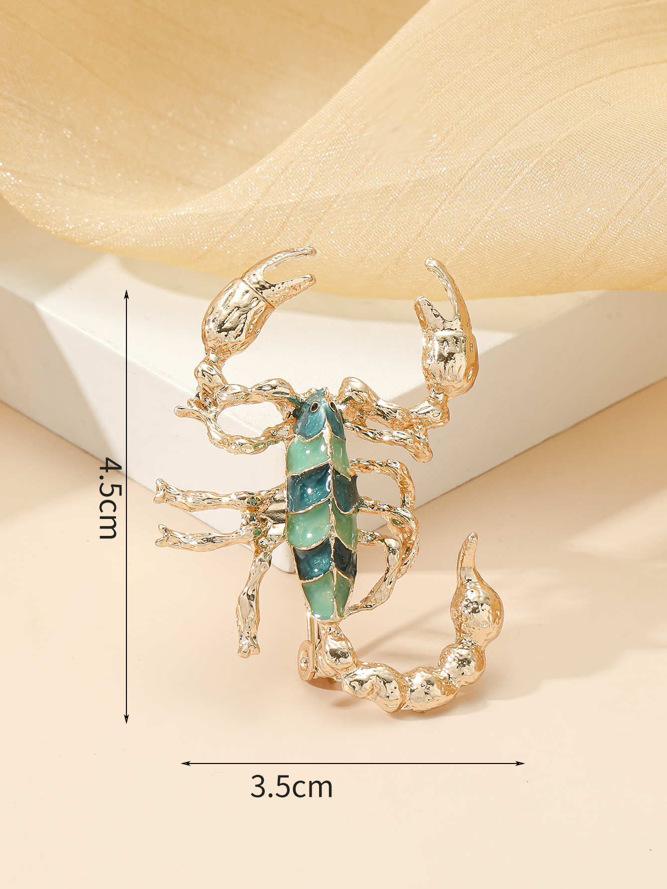 Fashion Scorpion Alloy Enamel Women's Brooches display picture 2