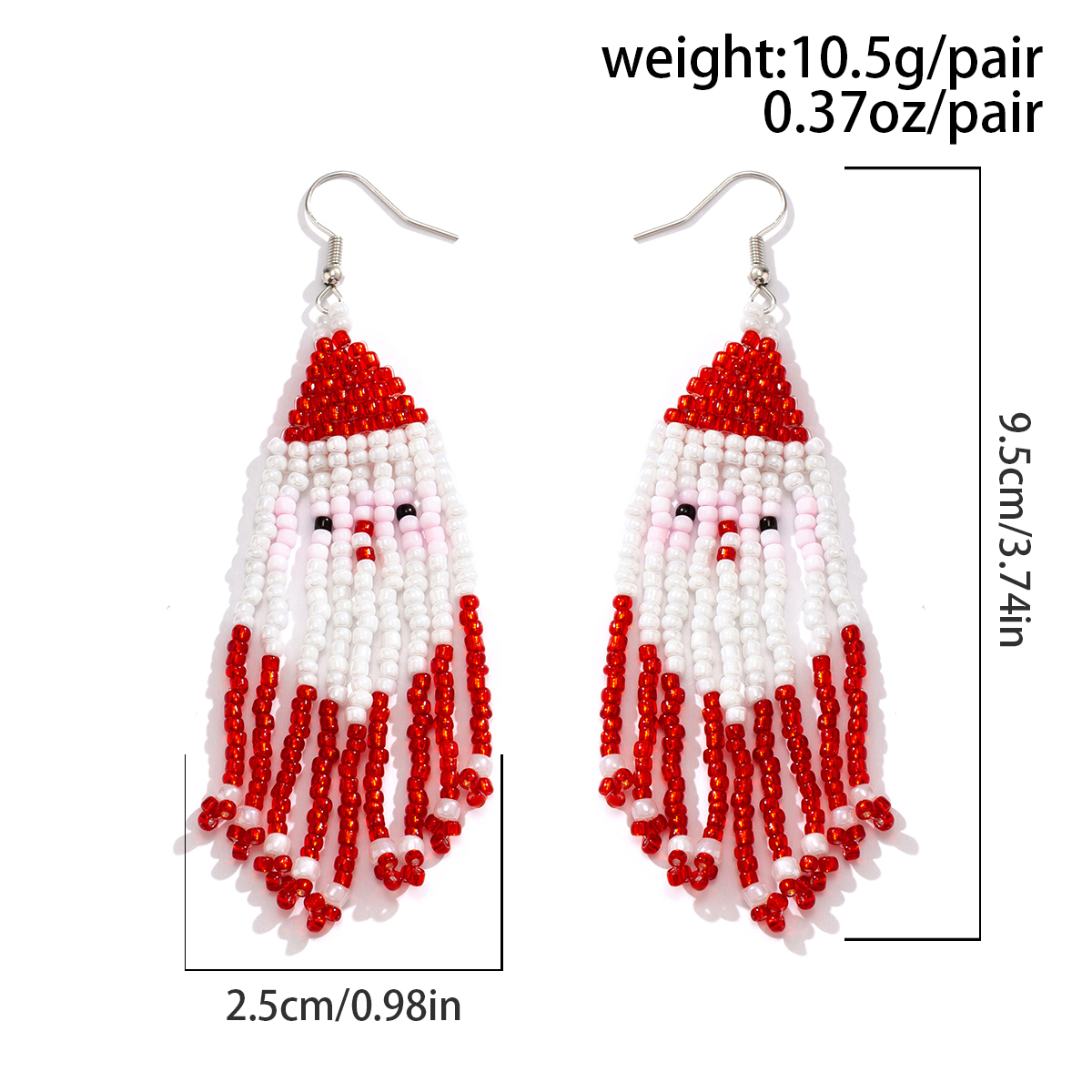 Fashion Christmas Tree Snowflake Elk Alloy Beaded Enamel Inlay Rhinestones Pearl Women's Drop Earrings 1 Pair display picture 13