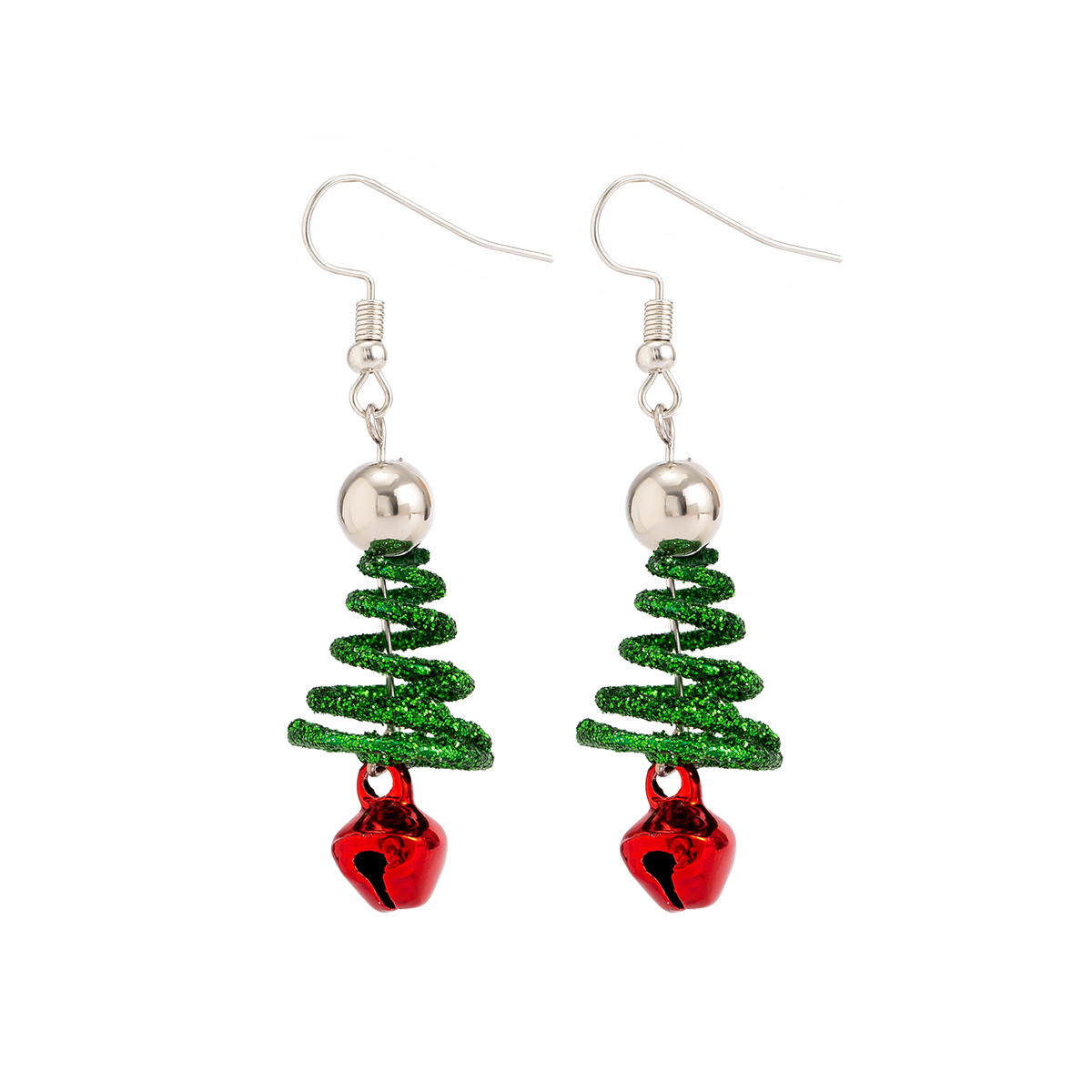 Fashion Christmas Tree Snowflake Elk Alloy Beaded Enamel Inlay Rhinestones Pearl Women's Drop Earrings 1 Pair display picture 31