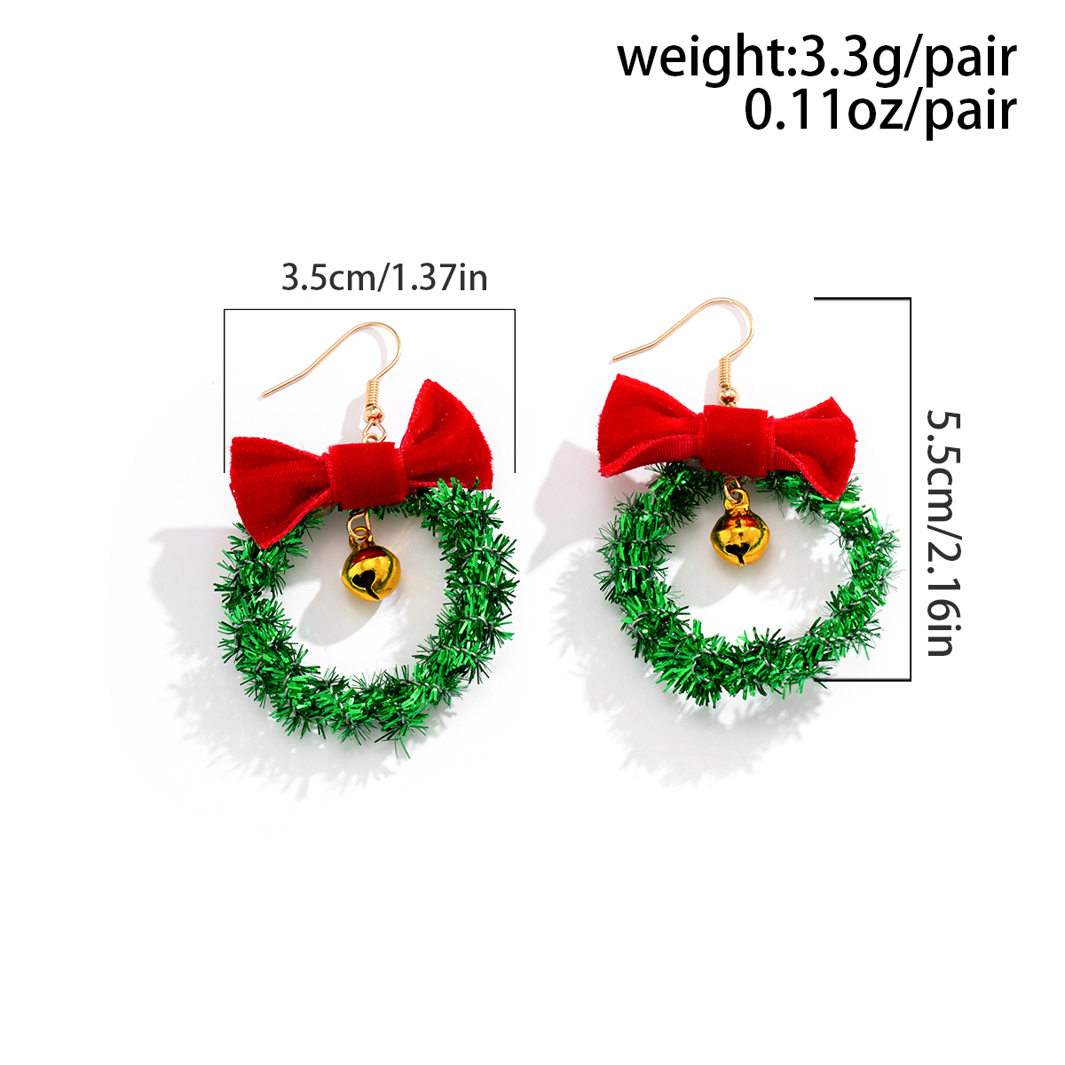 Fashion Christmas Tree Snowflake Elk Alloy Beaded Enamel Inlay Rhinestones Pearl Women's Drop Earrings 1 Pair display picture 37