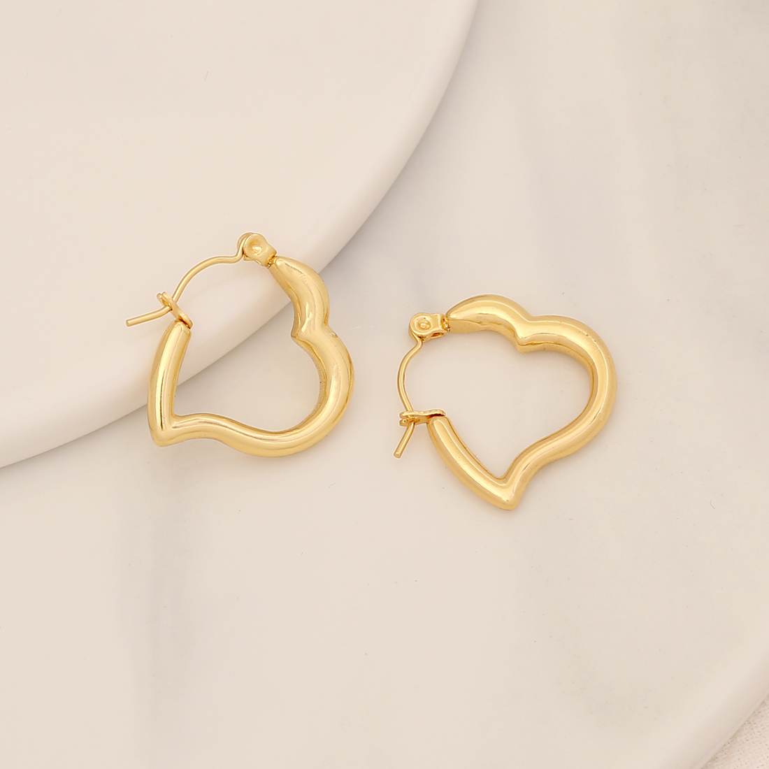 Star Heart Shape Gold Plated display picture 9
