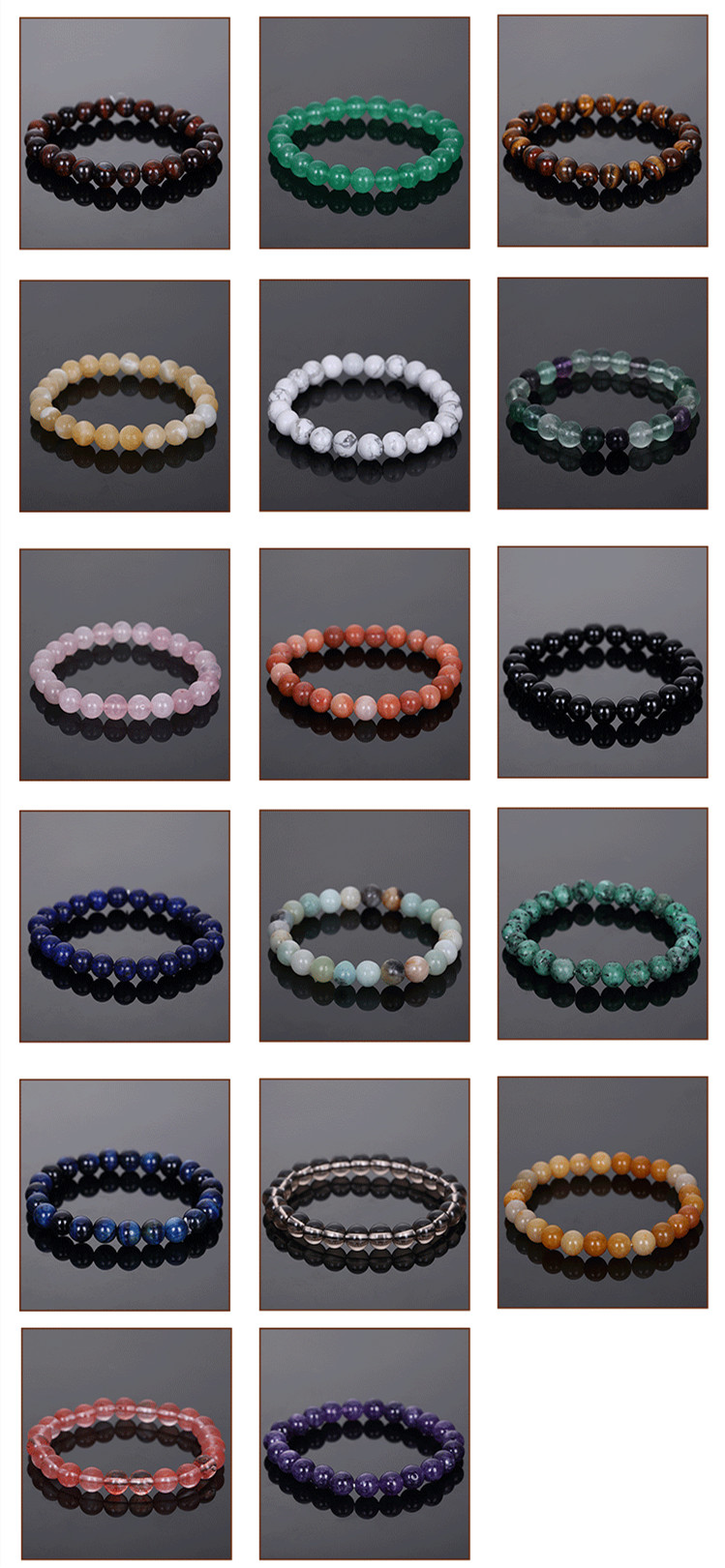 Fashion Ball Beaded Unisex Bracelets 1 Piece display picture 1