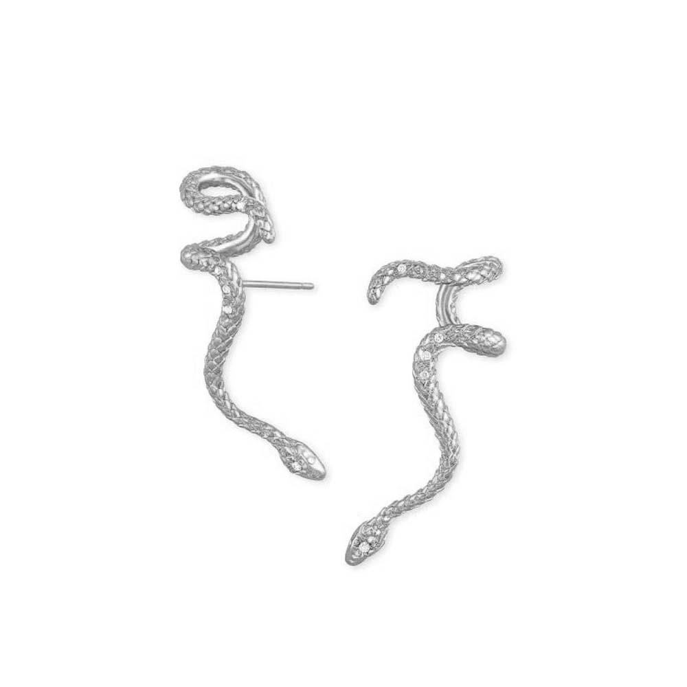 Fashion Snake Dragon Alloy Plating Women's Earrings Ear Hook 1 Piece 1 Pair display picture 15