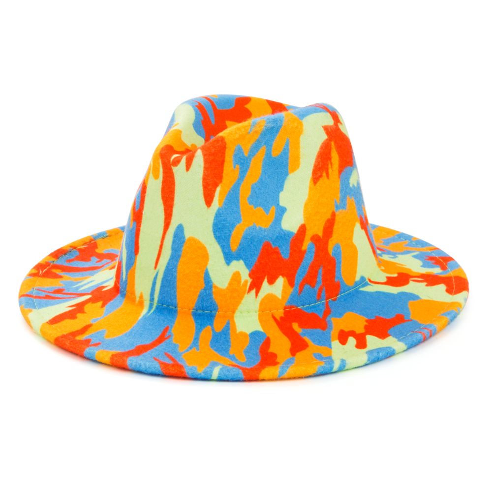 Unisex Fashion Printing Big Eaves Cloche Hat display picture 4