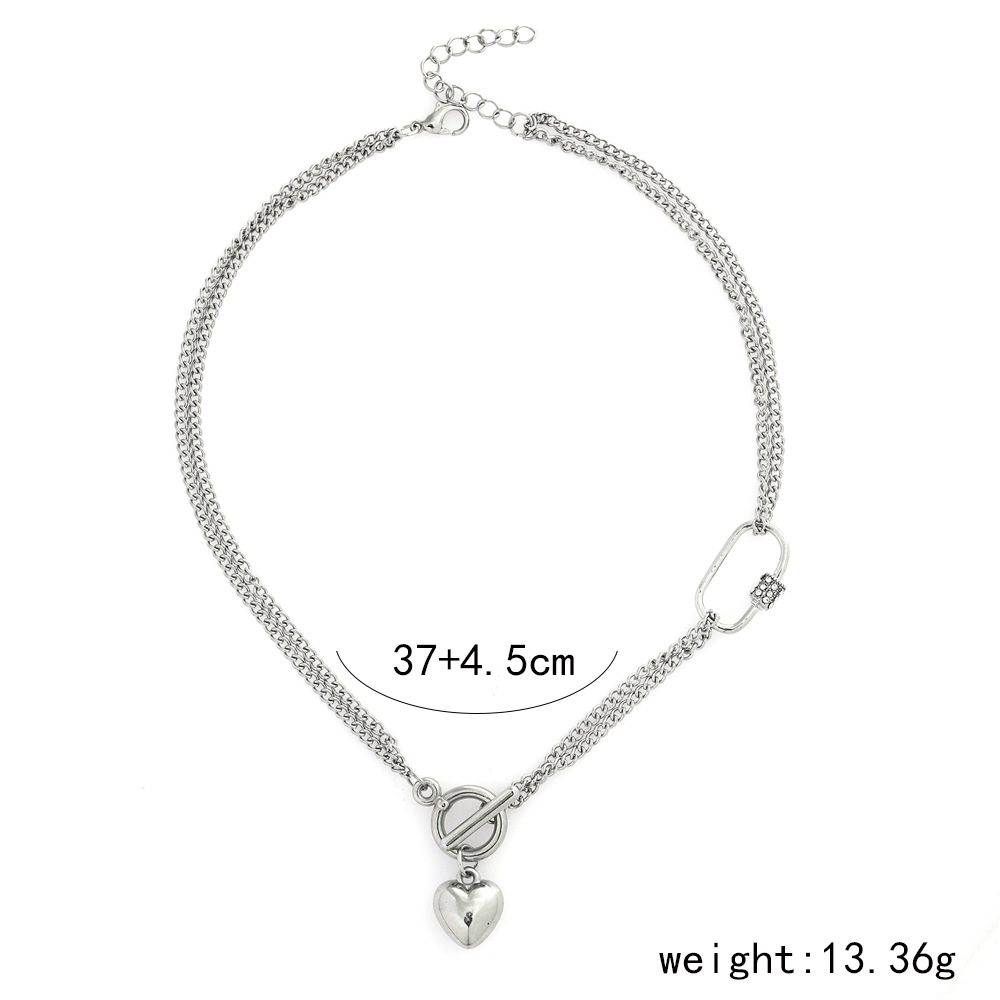 Elegant Heart Shape Butterfly Alloy Plating Artificial Pearls Women's Layered Necklaces 1 Piece display picture 15