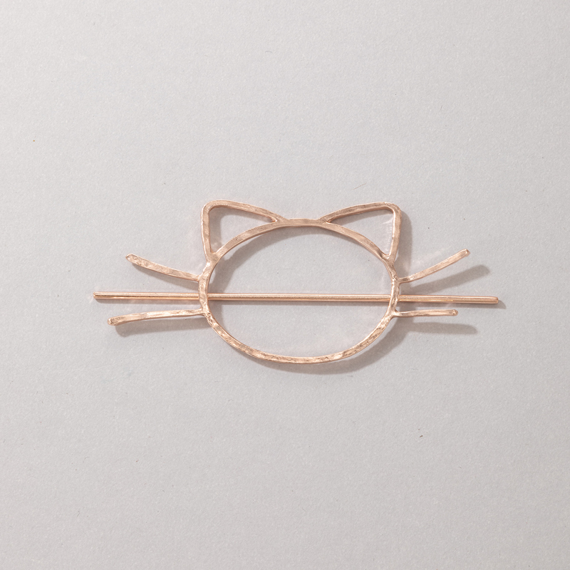Fashion Cat Alloy Hair Clip 1 Piece display picture 2