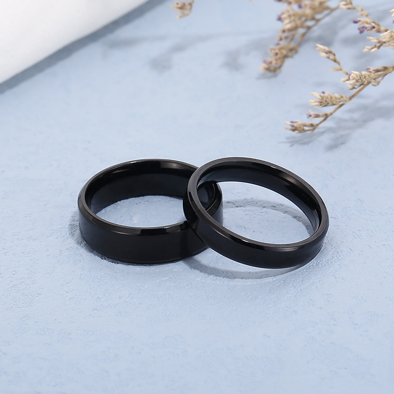 Fashion Solid Color Stainless Steel Polishing Rings 1 Piece display picture 14