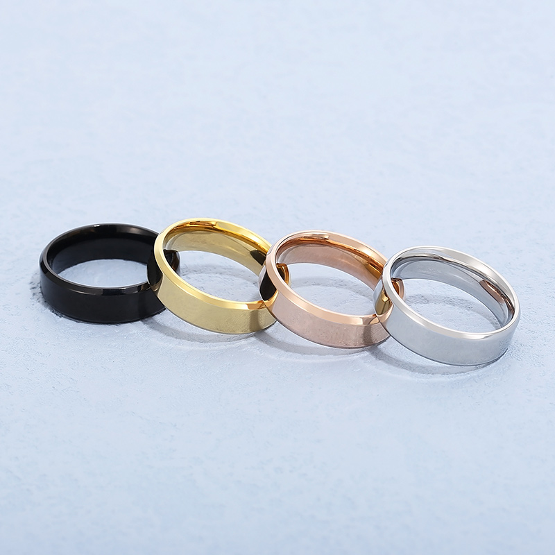 Fashion Solid Color Stainless Steel Polishing Rings 1 Piece display picture 17