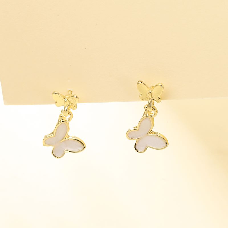 1 Pair Fashion Butterfly Alloy Women's Drop Earrings display picture 4