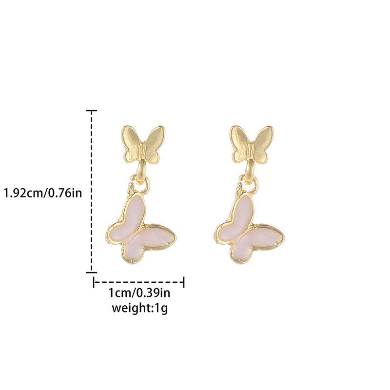 1 Pair Fashion Butterfly Alloy Women's Drop Earrings display picture 1
