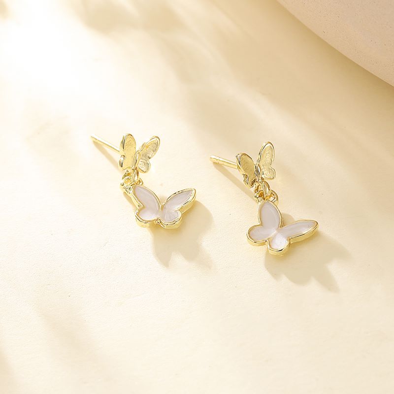 1 Pair Fashion Butterfly Alloy Women's Drop Earrings display picture 3
