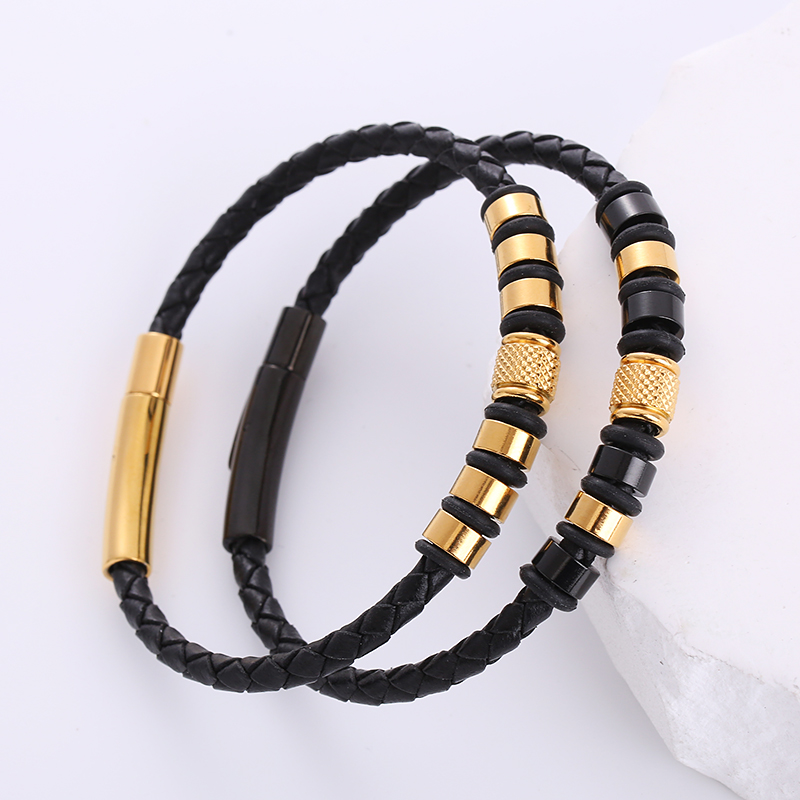 Fashion Stainless Steel Handmade Men's Bracelets display picture 6