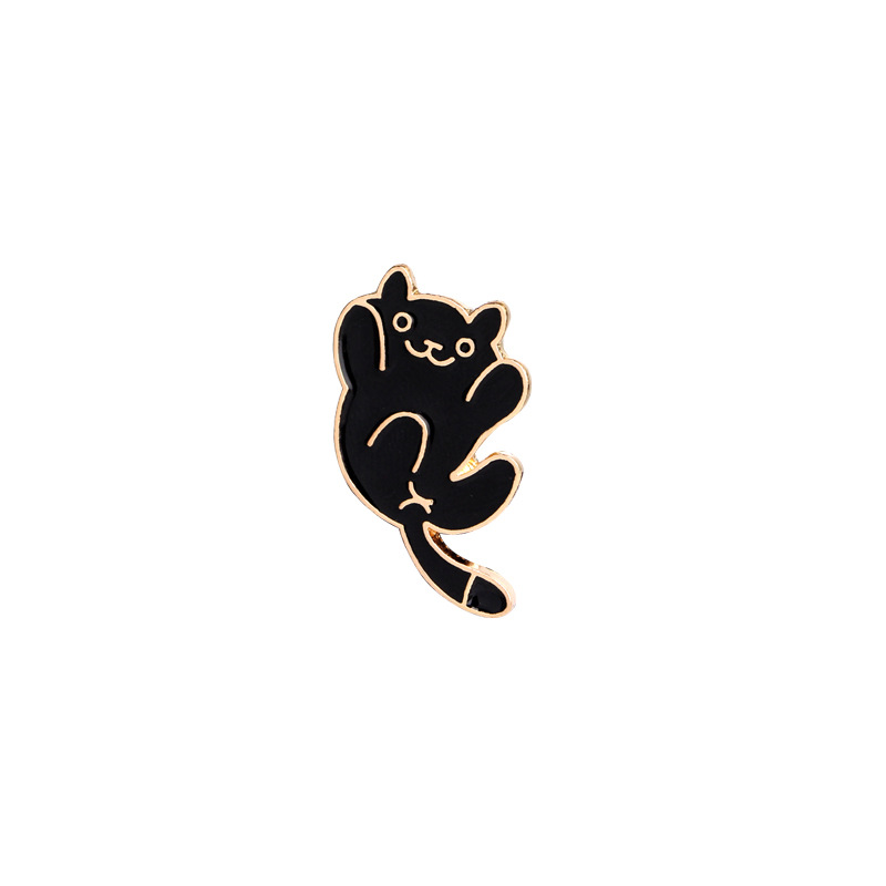 Cute Cat Alloy Enamel Unisex Brooches display picture 6