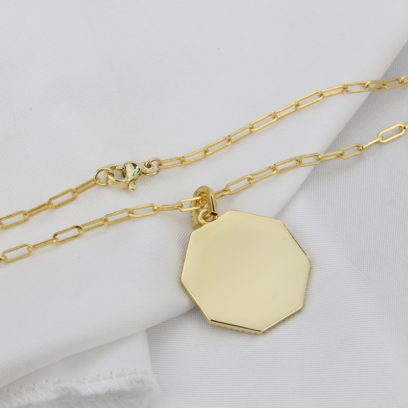 Fashion Geometric Copper Plating Zircon Pendant Necklace 1 Piece display picture 5