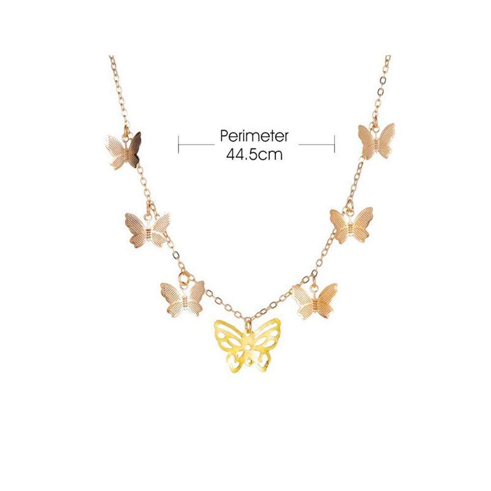 Fashion Butterfly Copper Inlay Zircon Necklace 1 Piece display picture 6