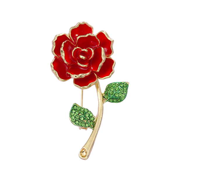 Original Design Flower Mixed Materials Inlay Artificial Diamond Pearl Women's Brooches display picture 4