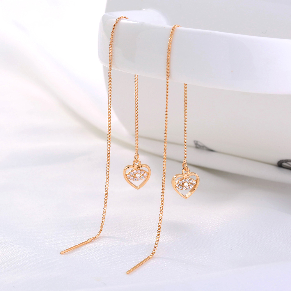 Fashion Geometric Copper Plating Ear Line 1 Pair display picture 23