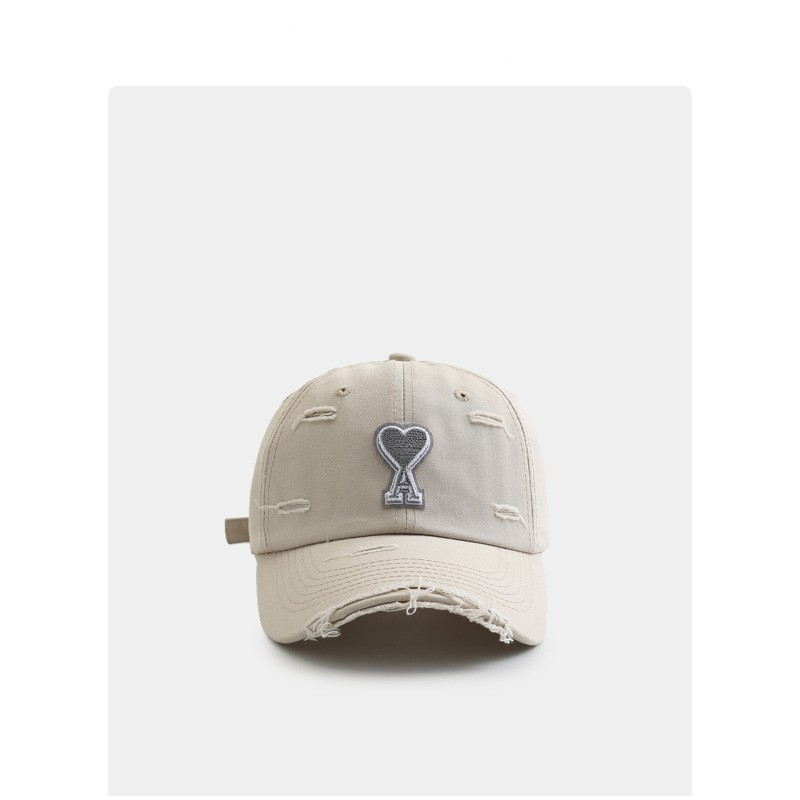 Mujeres Casual Letra Forma De Corazón Bordado Prensado Gorra De Beisbol display picture 6