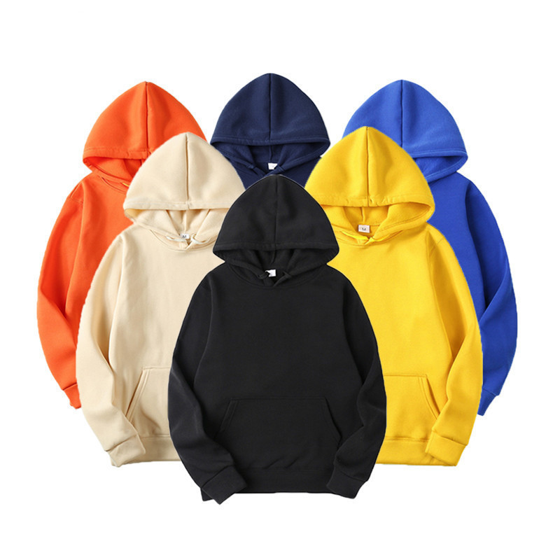 Unisex Hoodies Long Sleeve Basic Fleece Lined Casual Solid Color display picture 34
