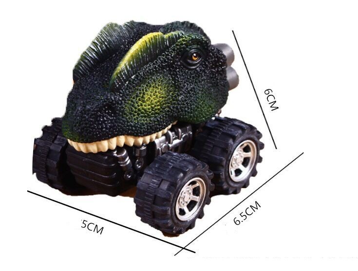 Creative Plastic Mini Model Warrior Dinosaur Children's Toy Car 1pcs display picture 4
