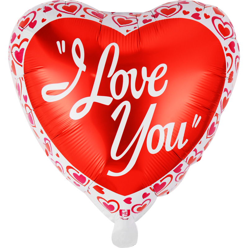 Valentine's Day Letter Heart Shape Aluminum Film Date Balloons 1 Piece display picture 2