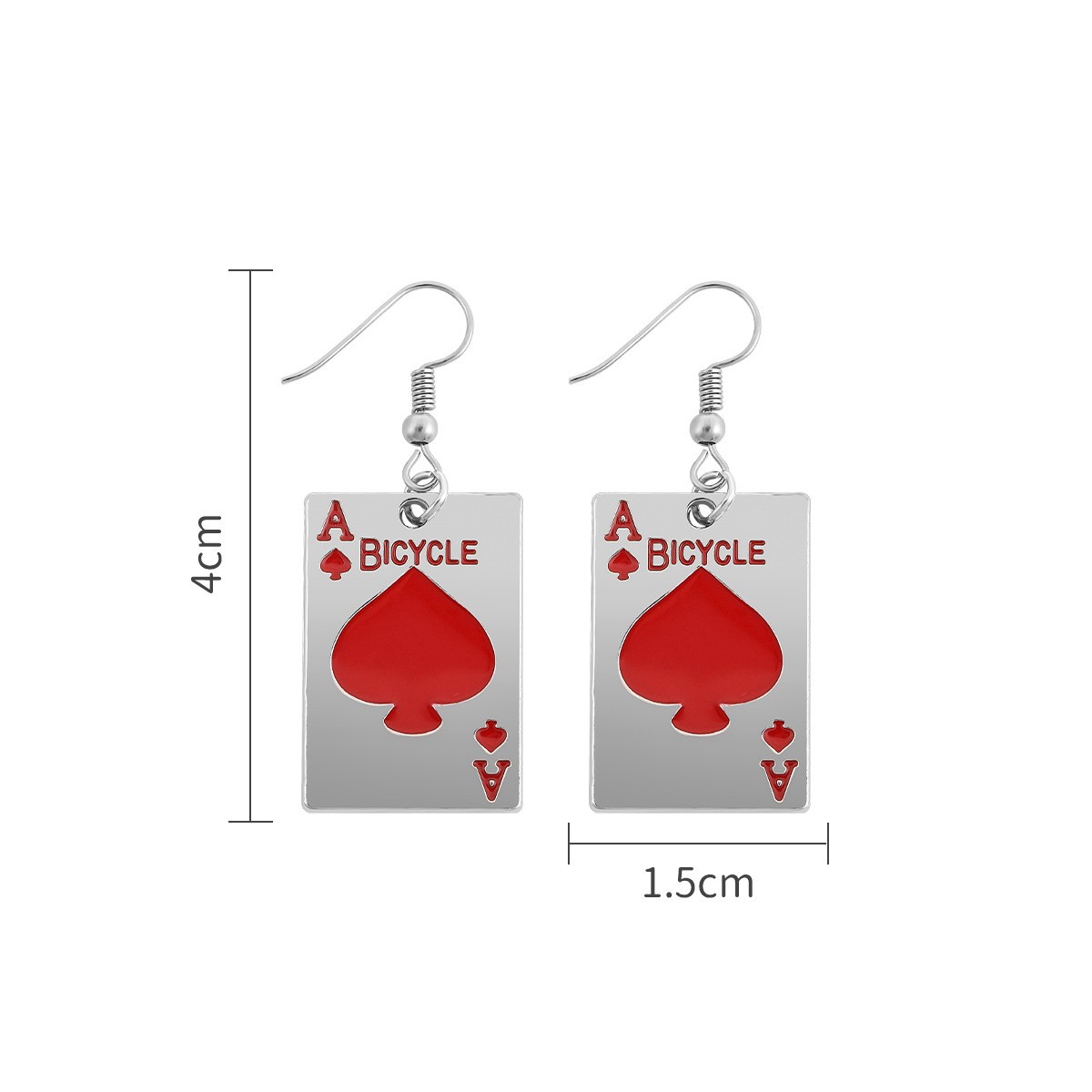 1 Pair Fashion Heart Shape Metal Plating Women's Drop Earrings display picture 10