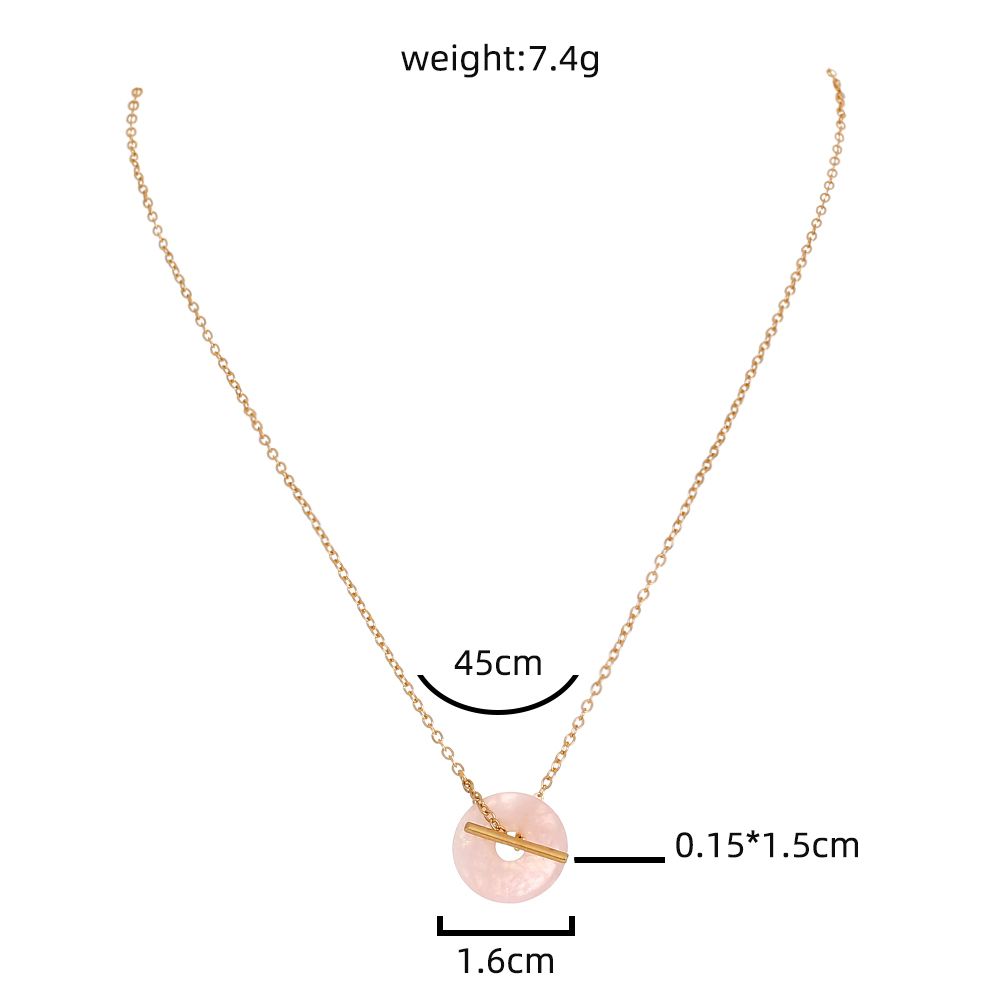 Fashion Butterfly Copper Inlay Natural Stone Agate Zircon Pendant Necklace 1 Piece display picture 25