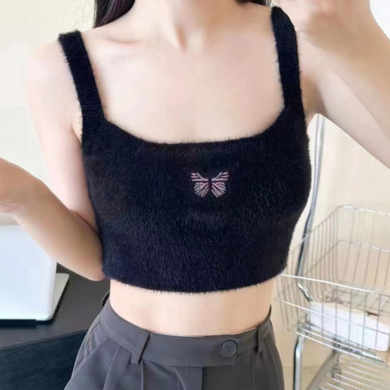 Women's Racerback Tank Tops Tank Tops Embroidery Fashion Butterfly display picture 3