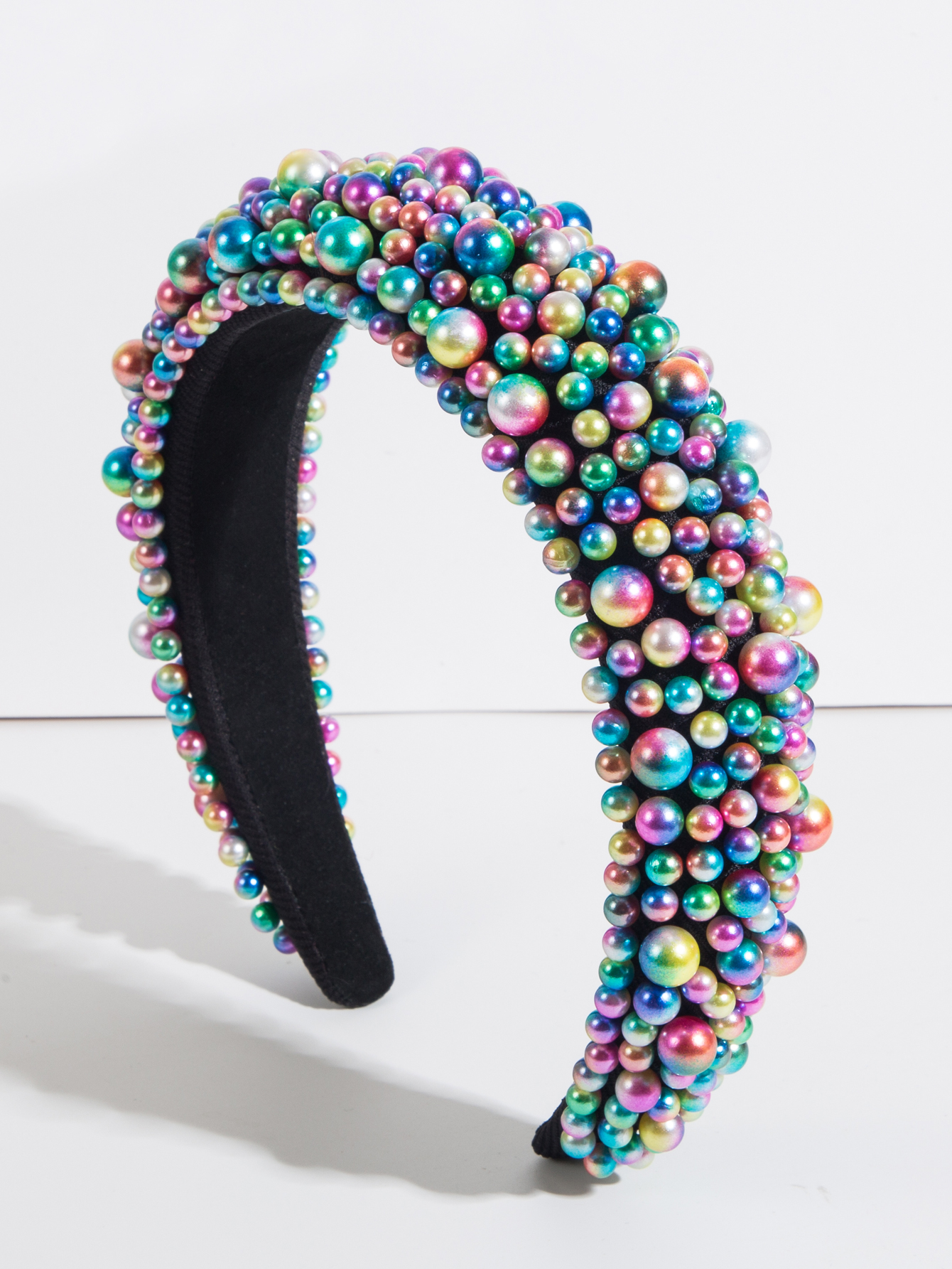 Feenhafter Stil Geometrisch Flanell Inlay Künstliche Perlen Haarband 1 Stück display picture 6