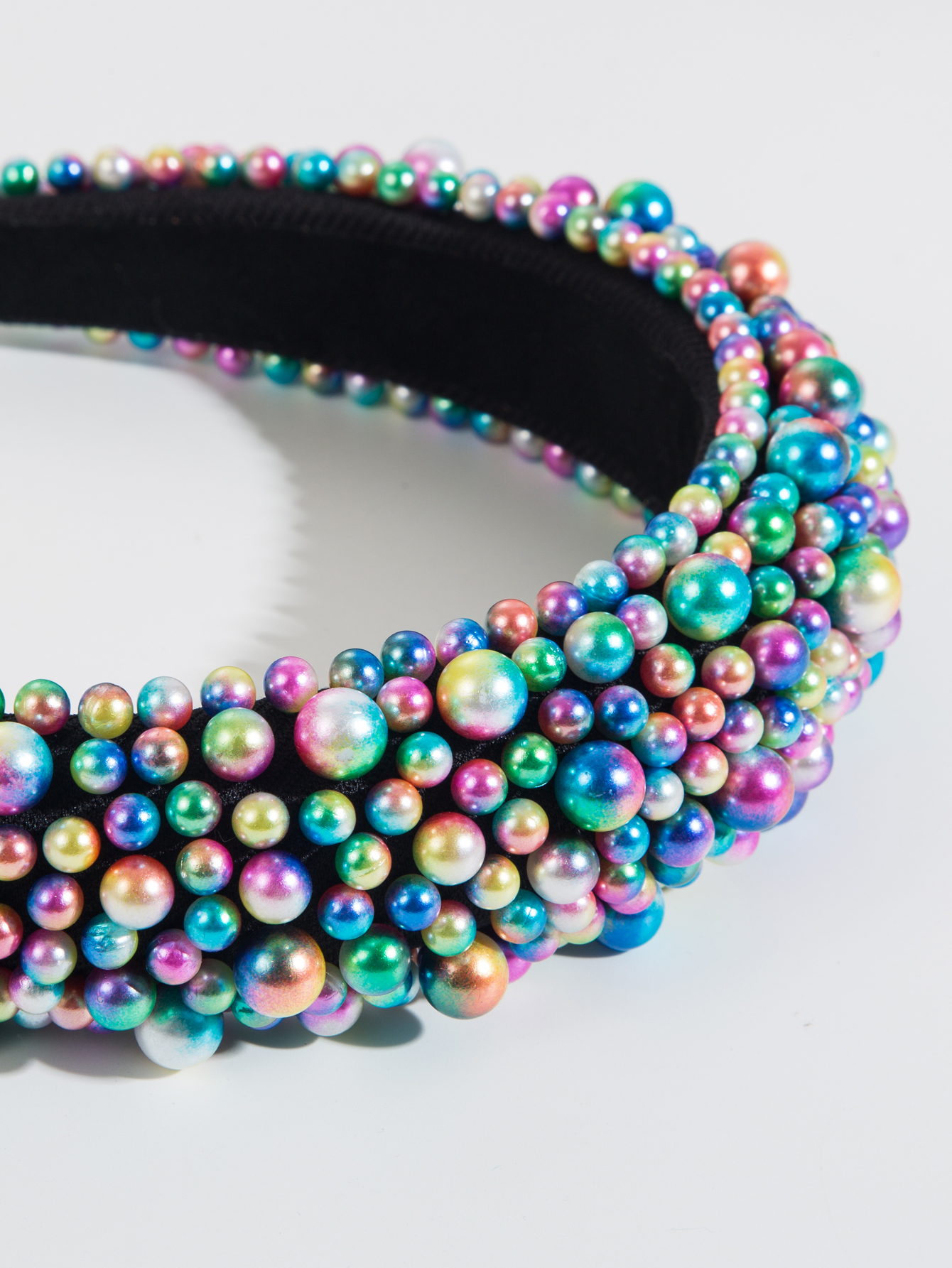 Feenhafter Stil Geometrisch Flanell Inlay Künstliche Perlen Haarband 1 Stück display picture 4