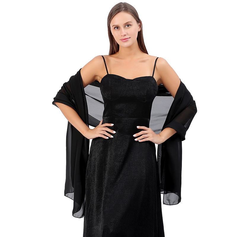 Women's Elegant Solid Color Polyester Shawls display picture 2