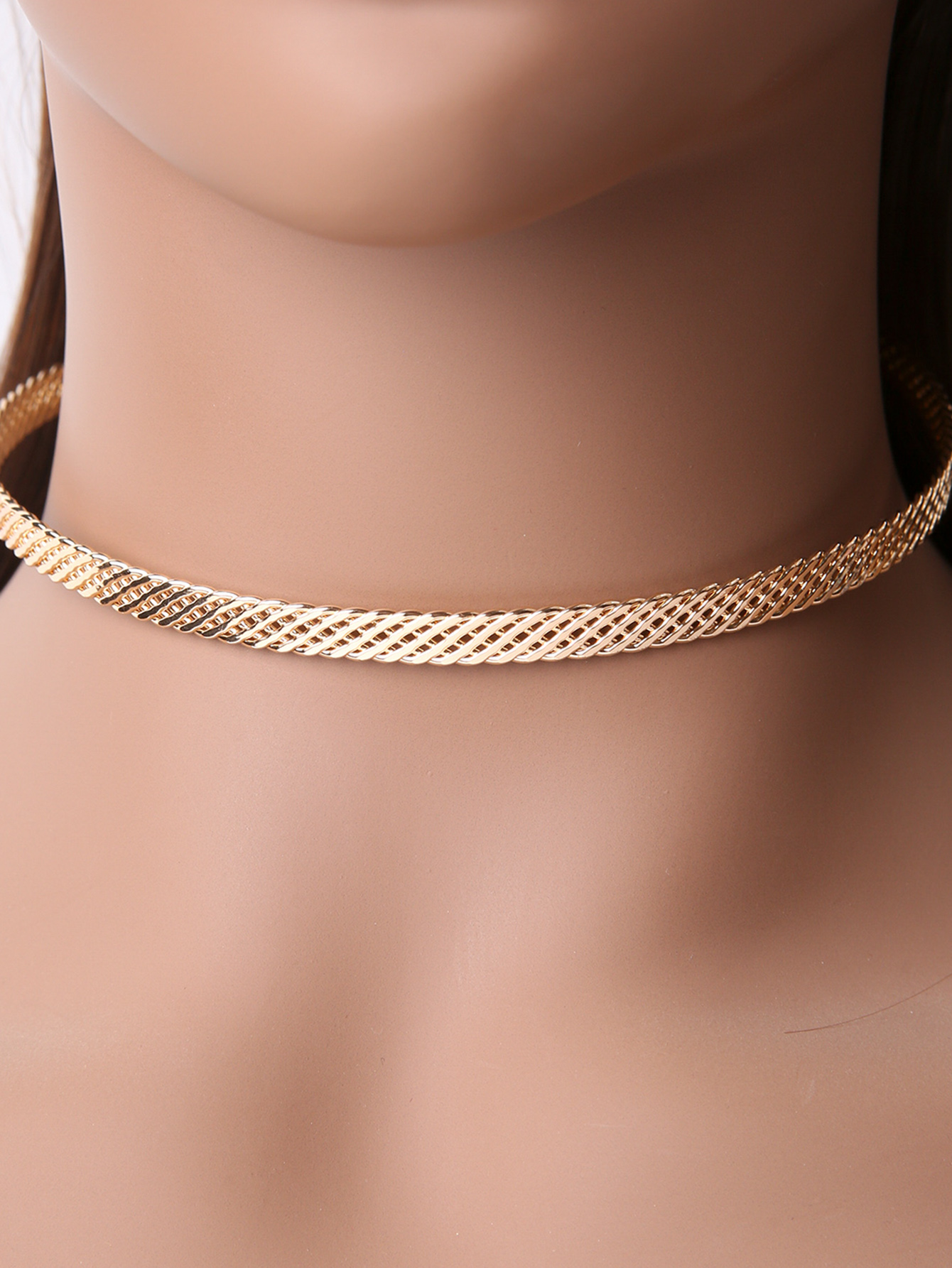 1 Piece Fashion Solid Color Alloy Women's Choker display picture 2