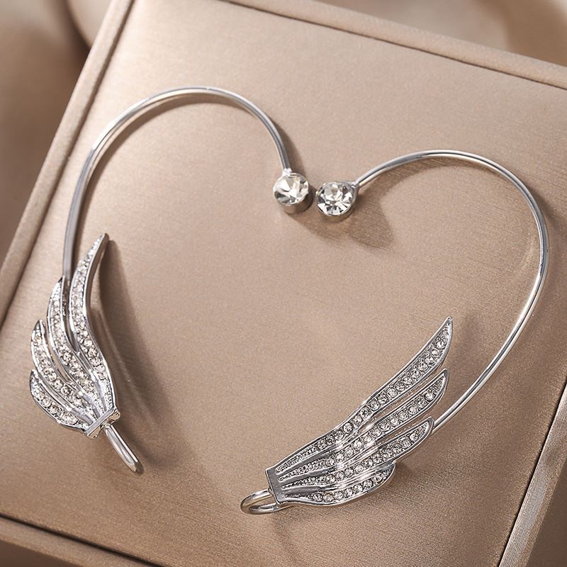1 Piece Simple Style Wings Alloy Plating Women's Ear Clips display picture 4