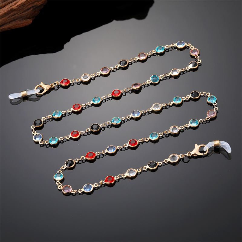 Fashion Round Alloy Women's Glasses Chain display picture 1
