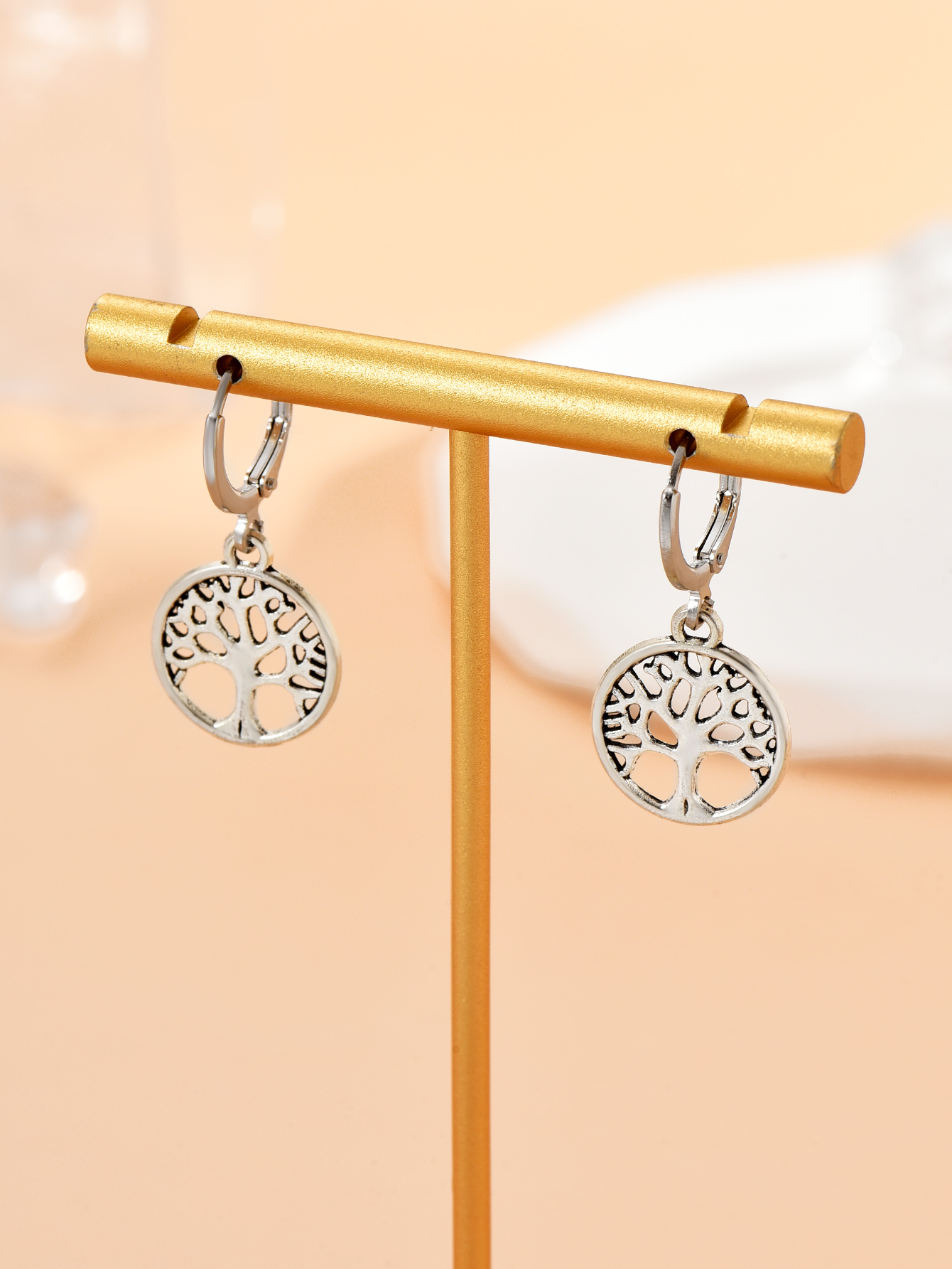 1 Pair Fashion Tree Alloy Women's Drop Earrings display picture 3