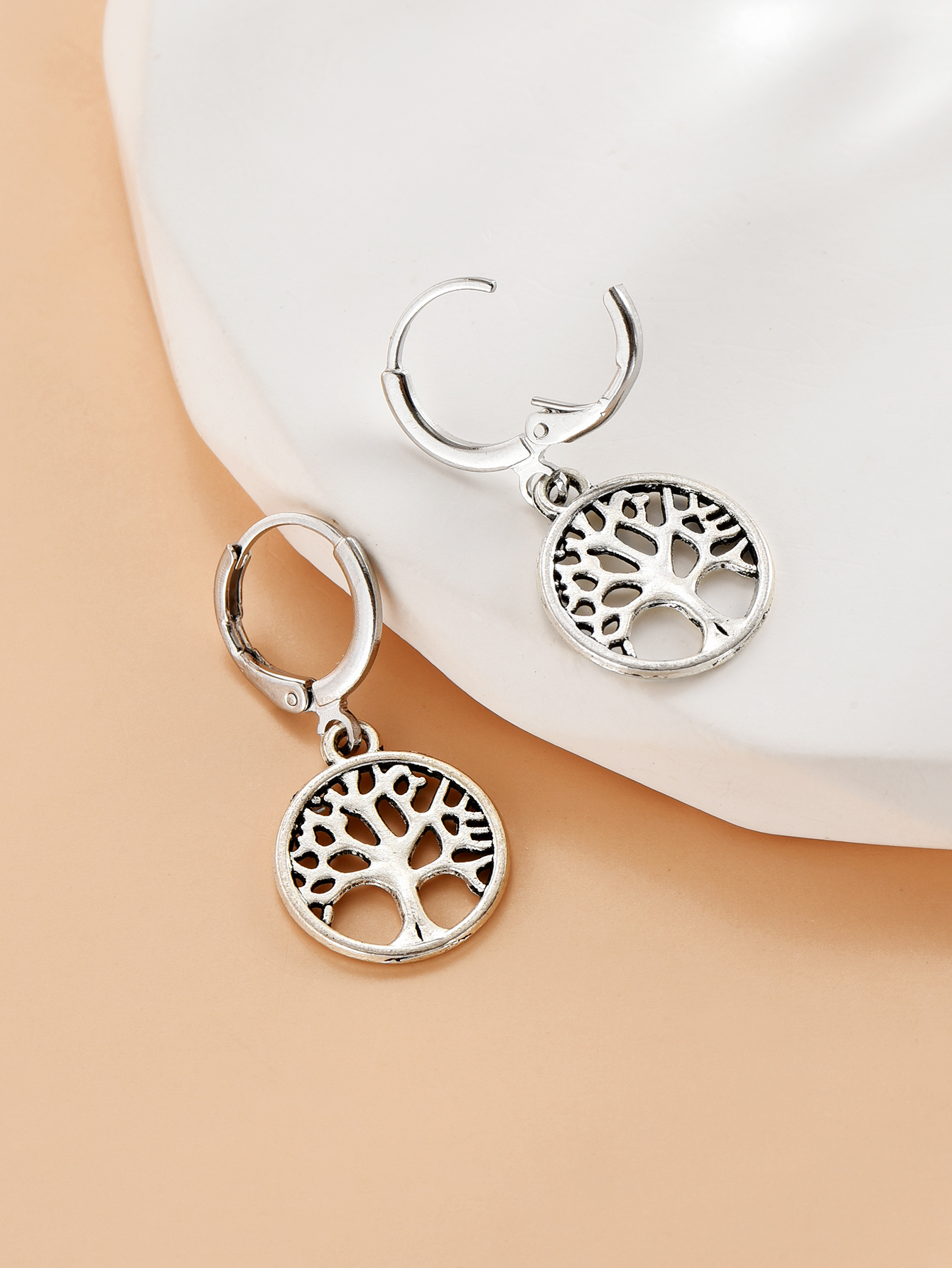 1 Pair Fashion Tree Alloy Women's Drop Earrings display picture 4
